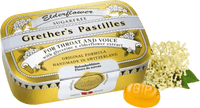 GRETHERS Elderflower sugar-free pastilles UK