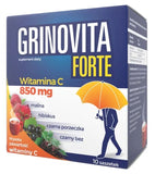 Vitamin C, zinc, elderberry, hibiscus, blackcurrant, raspberry, Grinovita FORTE