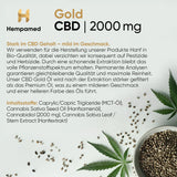 HEMPAMED CBD Gold Mouth Oil 20%