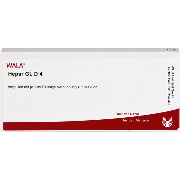 HEPAR GL D 4 ampoules