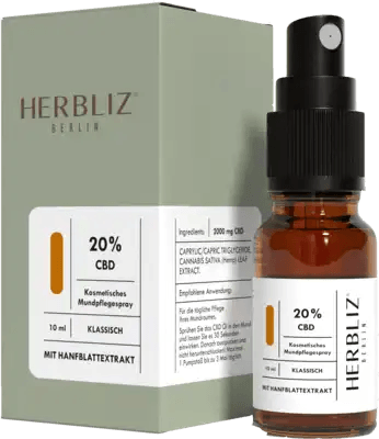 HERBLIZ CBD oil 20% classic mouth spray UK