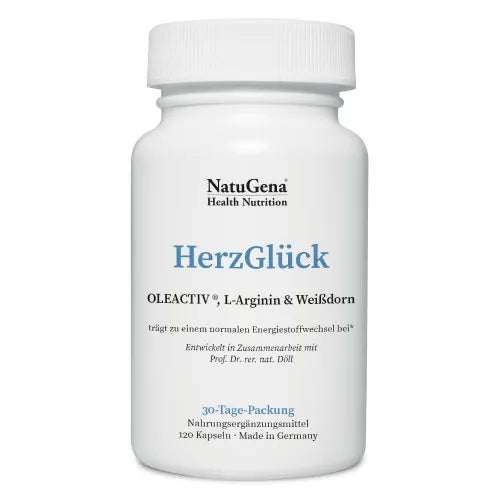 HERZGLÜCK L-Arginine+Hawthorn, bergamot Capsules