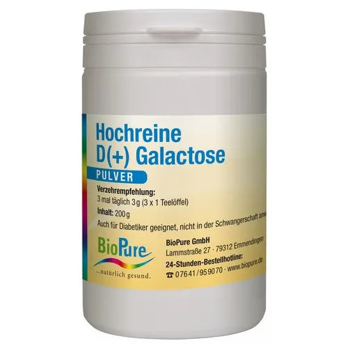 HIGHLY PURIFIED D+ Galactose Powder 200 g