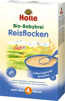 HOLLE organic baby porridge rice flakes