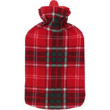 HOT WATER BOTTLE Rubber 2 l with fleece cover