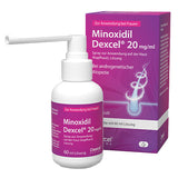 Hair loss in women MINOXIDIL Dexcel 20 mg spray