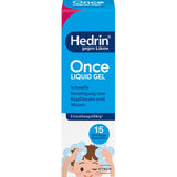 Hedrin Once liquid gel kills lice and nits 100ml. What kills nits and lice?