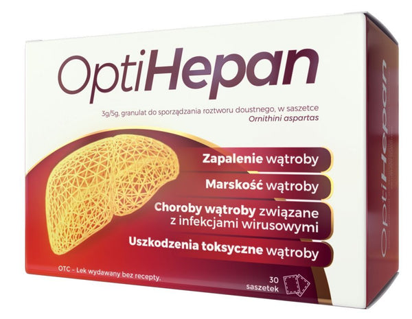 Hepatitis, cirrhosis, toxic liver damage OptiHepan sachets
