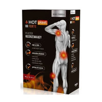 Hot Plast Forte warming patch 9cm x 14cm x 50 pieces, devil's claw and arnica