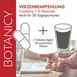 How to treat cystitis, CRANBERRY+D-MANNOSE, urinary tract and bladder