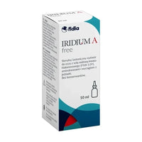 Hyaluronic acid, amino acids, echinacea extract, Iridium A Free eye drops