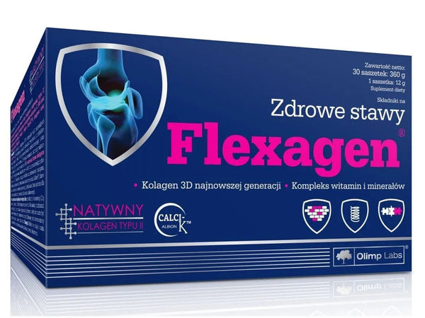 Hydrolysed collagen, Flexagen raspberry