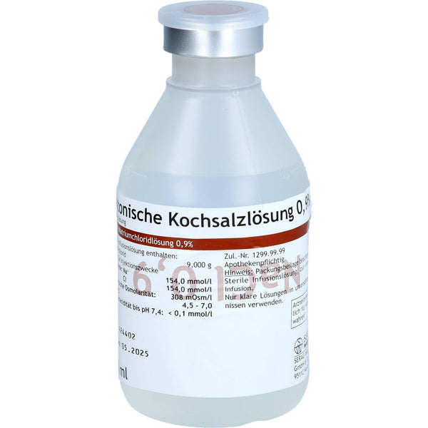 Hypochloremic metabolic alkalosis, ISOTONIC saline solution 0.9% plastic inf. solution