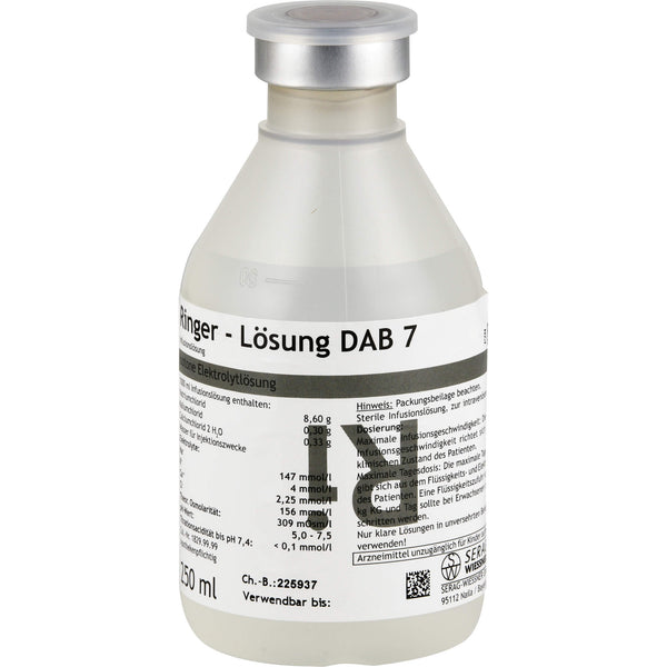 Hypotonic dehydration treatment, RINGER SOLUTION DAB 7 Plastic