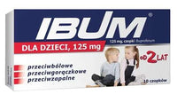 Suppository, Ibum for children 125 mg 10 suppositories