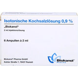 ISOTonic saline solution 0.9% Biokanol ampoules