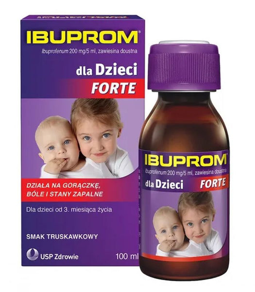Ibuprom for Children Forte 200 mg oral suspension 100 ml