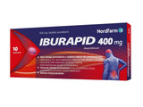 Iburapid 400mg x 10 tablets, ibuprofen