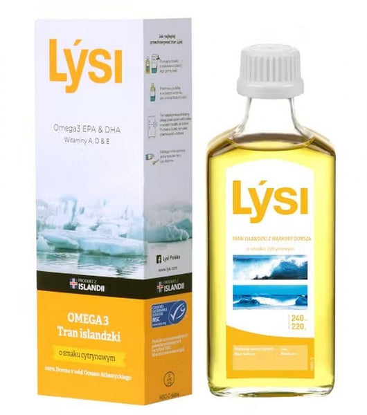 Icelandic cod liver oil with lemon