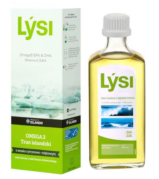 Icelandic cod liver oil with lemon and mint