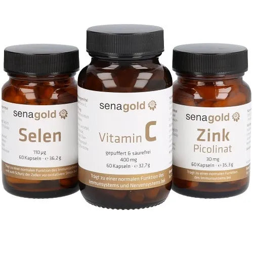 Immune Set Triple Combo with Vitamin C, Zinc, Selenium