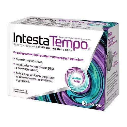 Intesta Tempo, functional constipation, lactitol, sodium butyrate UK