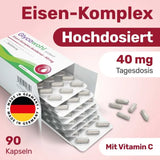 Iron Complex Duodenal 40 mg + Vitamin C Capsules, 90 Capsules