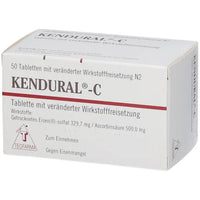 Iron(ii) sulfate, Extended time release vitamin c, KENDURAL C extended-release tablets UK