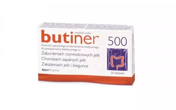 Irritable bowel syndrome, inflammatory bowel disease, sodium butyrate, Butiner 500 UK