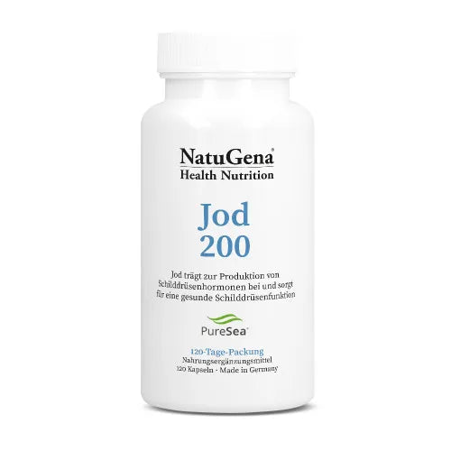 JODINE 200 from organic algae knotweed capsules 120 pcs