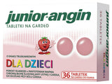 Junior-angin strawberry flavor 36 throat lozenges
