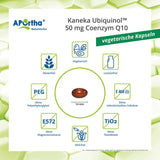 KANEKA Ubiquinol 50 mg Coenzyme Q10 vegetarian