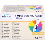 KLINION Soft fine color lancets 28 G