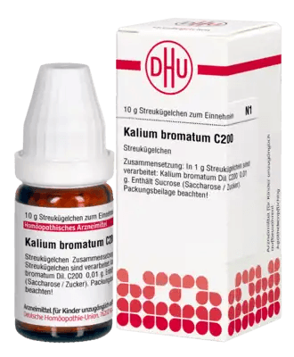 Kali bromatum (potassium bromide) C 200 globules UK