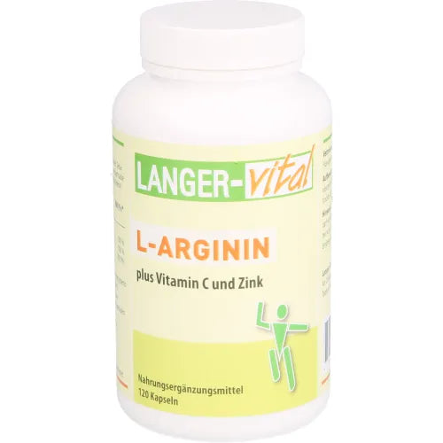 L-ARGININE 2894 mg plus Vitamin C and Zinc Capsules
