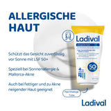 LADIVAL allergic skin face gel SPF 50+ 50 ml