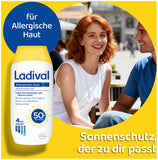LADIVAL allergic skin sunscreen gel SPF 50+ 200 ml