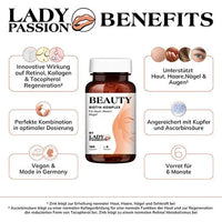 LADY PASSION Beauty Biotin Complex+Copper+Selenium