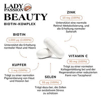 LADY PASSION Beauty Biotin Complex+Copper+Selenium