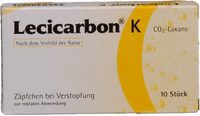 LECICARBON K CO2 laxative suppository for children, suppositories for kids UK