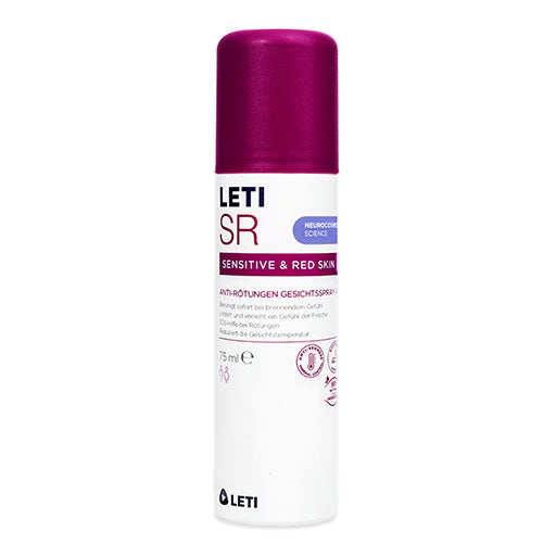 LETI SR Anti-Redness Facial Spray active