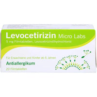 LEVOCETIRIZIN Micro Labs 5 mg film-coated tablets
