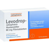 LEVODROP-ratiopharm Cough Suppressant 60 mg Film-coated Tablets 10 Tablets