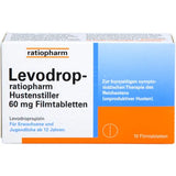 LEVODROP-ratiopharm Cough Suppressant 60 mg Film-coated Tablets 10 Tablets