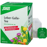 LIVER gallbladder Tea Herbal Tea No.18a Salus Filter Bottle