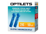 Lancet Optilets x 50 pieces, taking blood samples, blood test