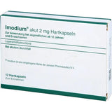 Loperamide hydrochloride anti-diarrheal medication IMODIUM acute hard capsules 12 pcs