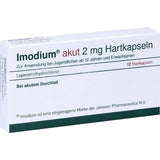 Loperamide hydrochloride anti-diarrheal medication IMODIUM acute hard capsules 12 pcs
