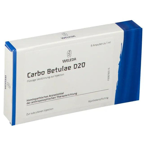 Lungs and pleura, Carbo Betulae D20 Ampoules UK