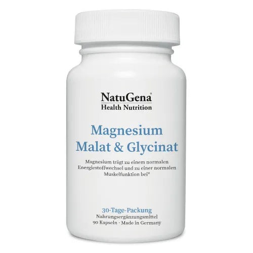 MAGNESIUM MALATE & Glycinate high dose+vegan capsules